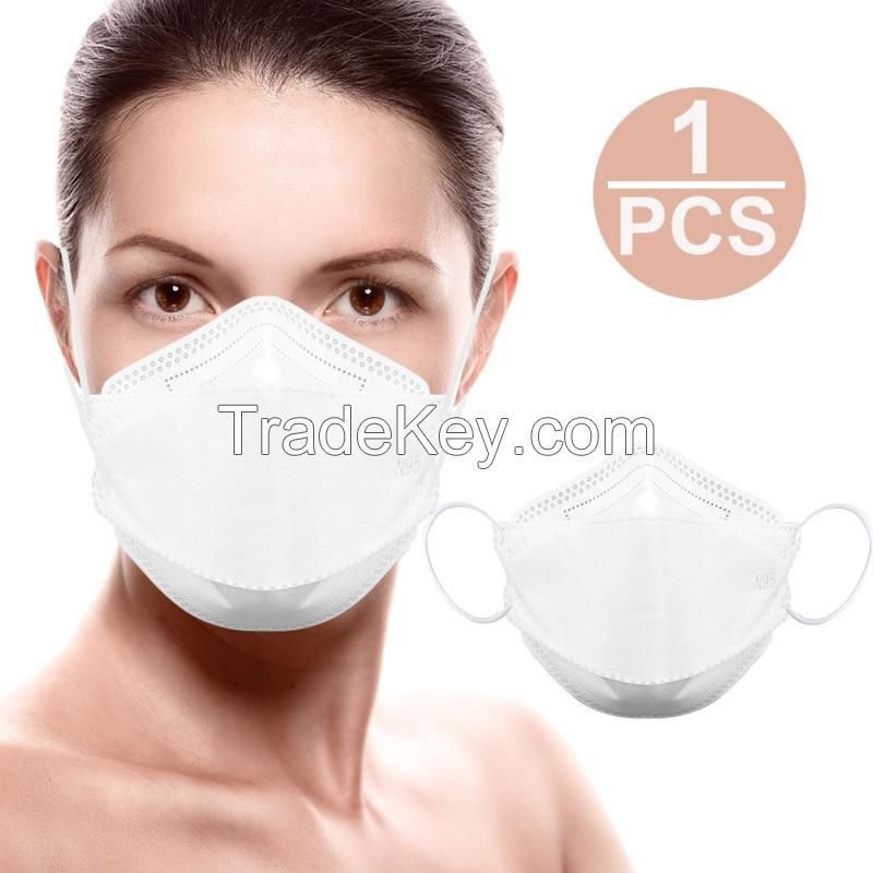 N95 mask with CE FDA Certification Adult Vertical Folding Nonwoven Valved Dust Mask PM 2.5 Mouth Mask Protective Mask