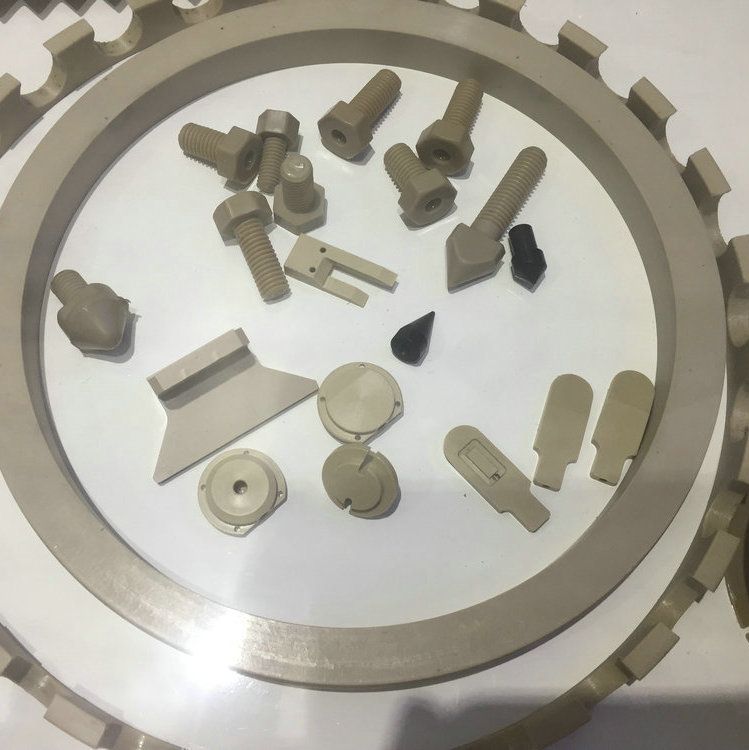 PEEK Parts in Oil Gas Petrochemical Industry Part Polyetheretherketone Components Fittings Virgin Pure Material