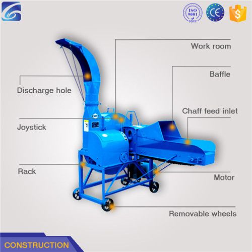 0.4t Chaff Cutter Grass Ensiling Process Hay Chopper Machine