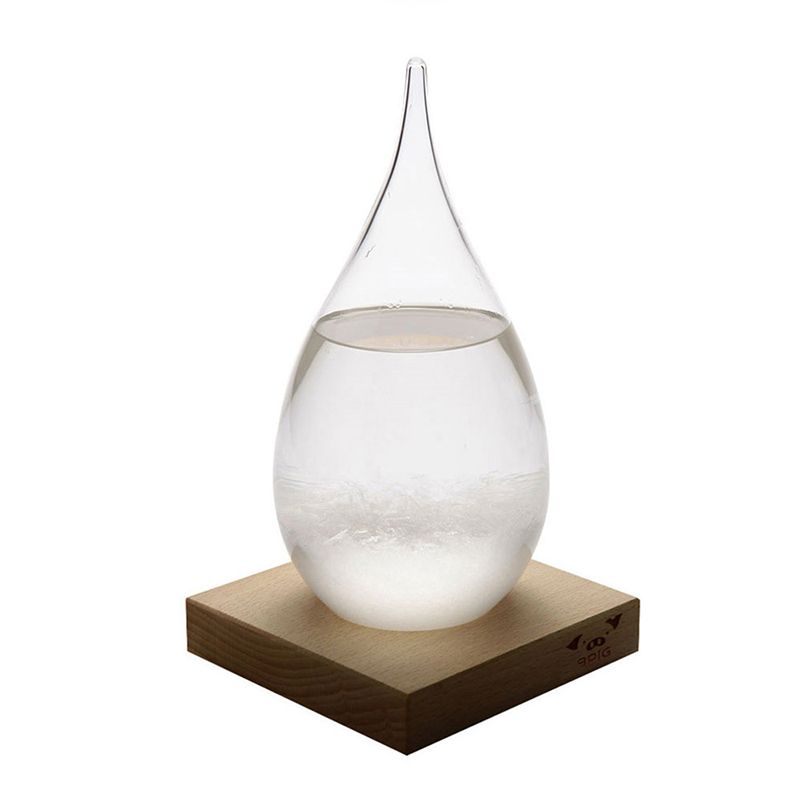 Storm Glass Weather Barometer Bottle Water Drop Glass Weather Predictor