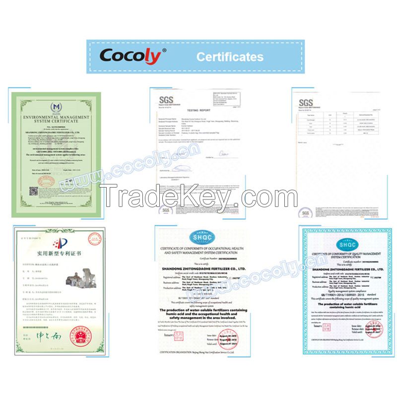 Cocoly Fertilizer Factory Sale Foliar Fertilizer