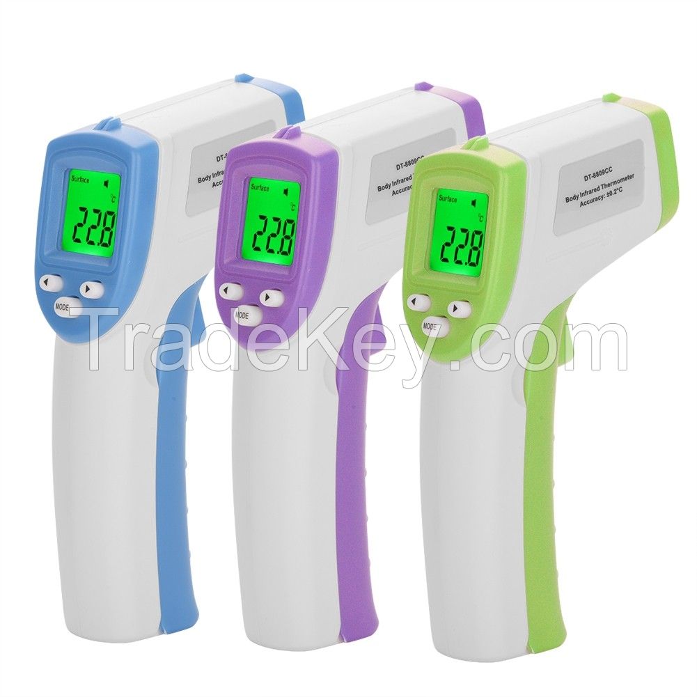 Medical Non Contact Forehead Infrared Thermometer with Fever Alarm For Ebola Virus Avoid