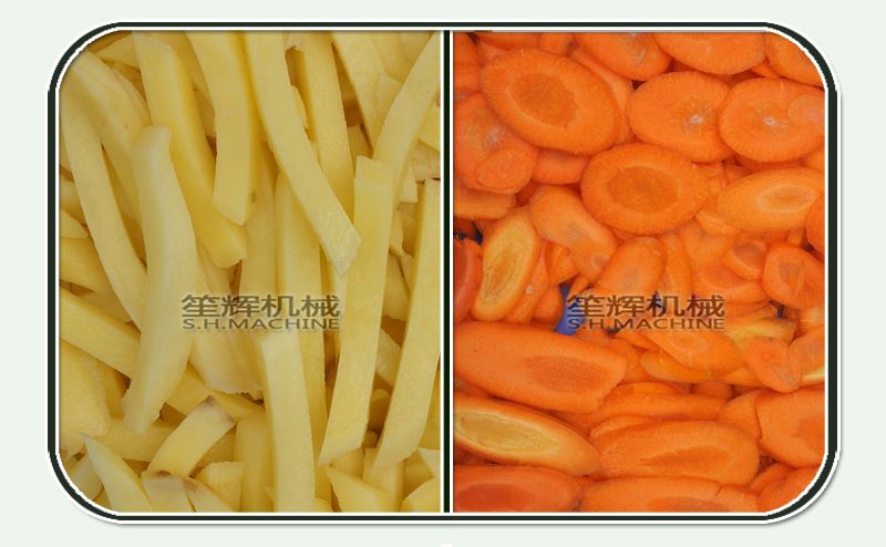 Multifunctional root vegetable cutting equipment