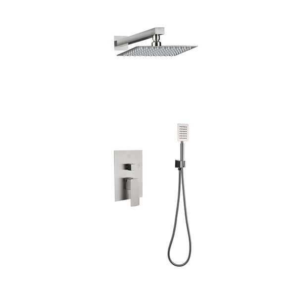 SUS304 Stainless Steel 304 in Wall Shower Faucet