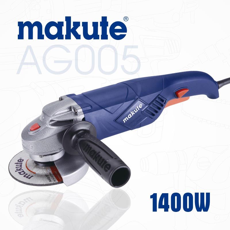 makute AG005 wholesale portable professional rechargeable stone 4inch 115mm 125mm electric angle grinder with variable speed  