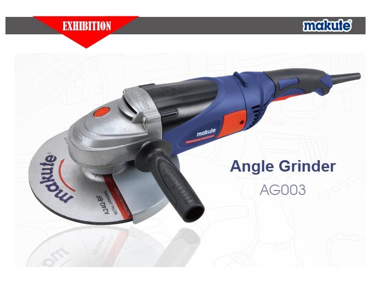 Makute wholesale portable professional rechargeable stone 180mm 230mm electric angle grinder with high quality