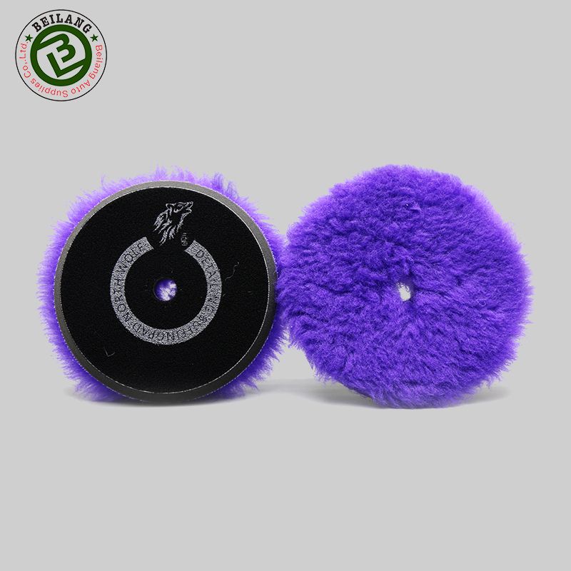 5'' Inch Wholesale Durable 100% Wool Buffing Pad For Car Polishing