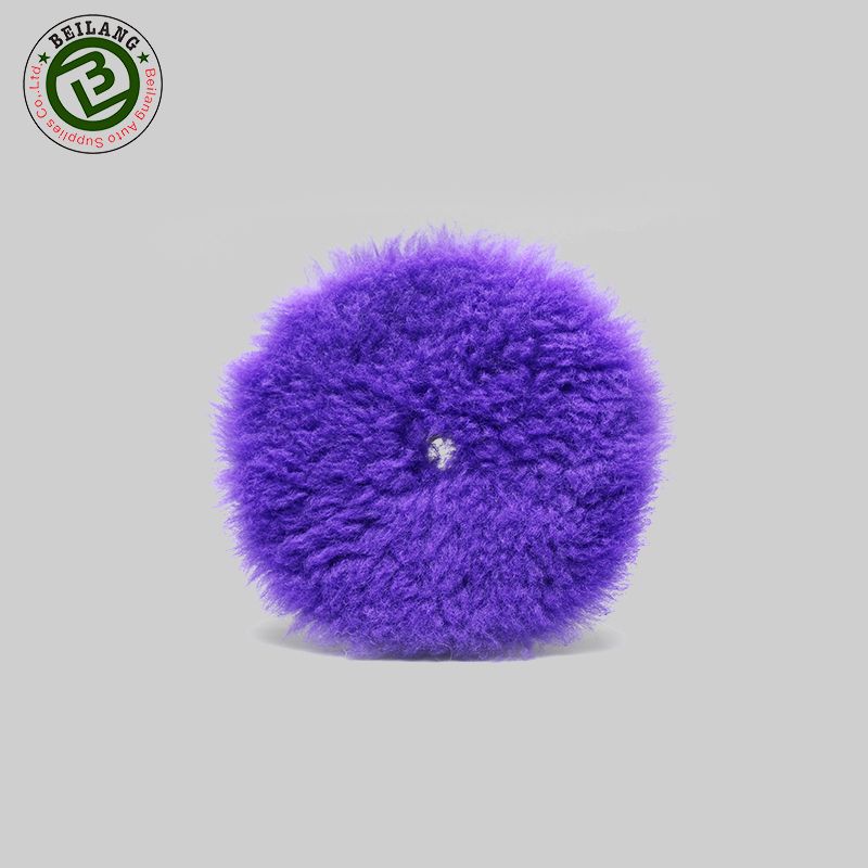 5'' Inch Wholesale Durable 100% Wool Buffing Pad For Car Polishing