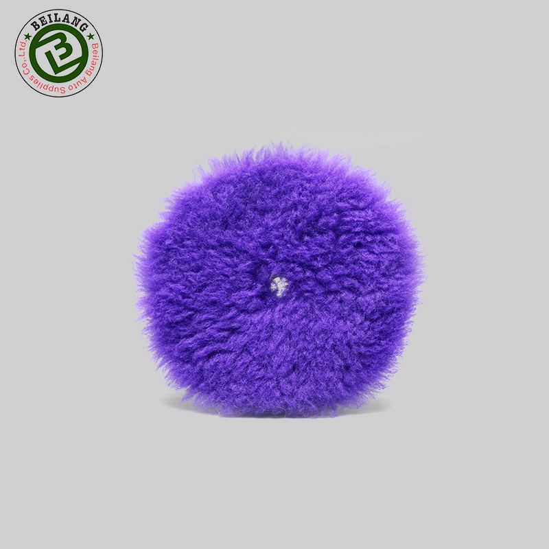 5'' inch wholesale Durable 100% Wool Buffing Pad for Car Polishing