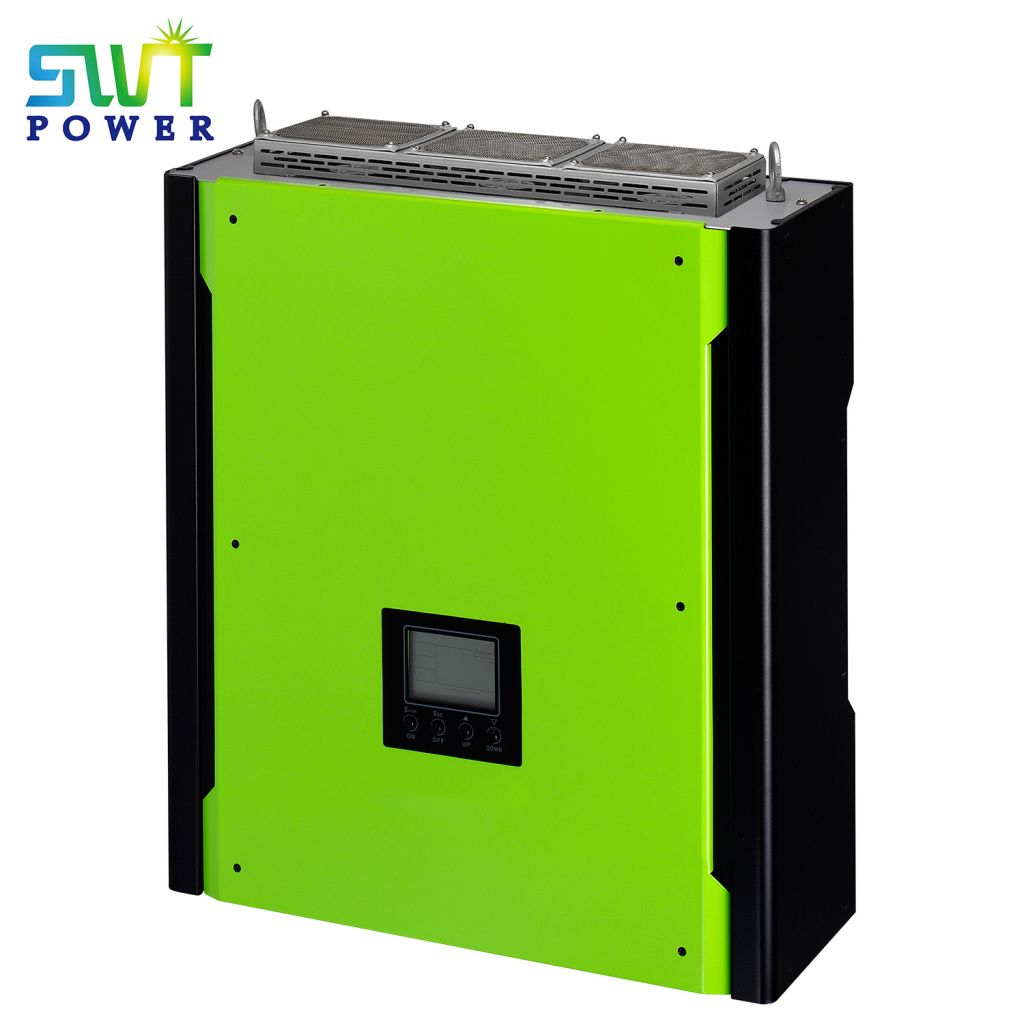 Triple Output Grid Tie Dc to Ac 2Mppt Hybrid Solar Inverter Three Phase 10kw