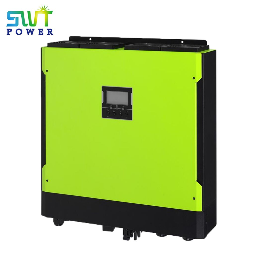 Triple Output Grid Tie Dc to Ac 2Mppt Hybrid Solar Inverter Three Phase 10kw