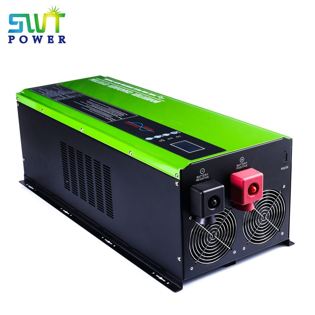 5000W Low Frequency Mppt Split Phase Hybrid Solar Inverter 120v 240v