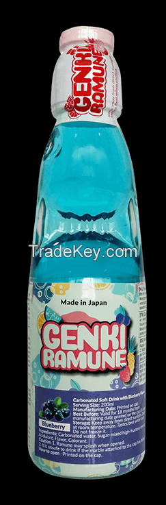 Blueberry Soda. Made in Japan.