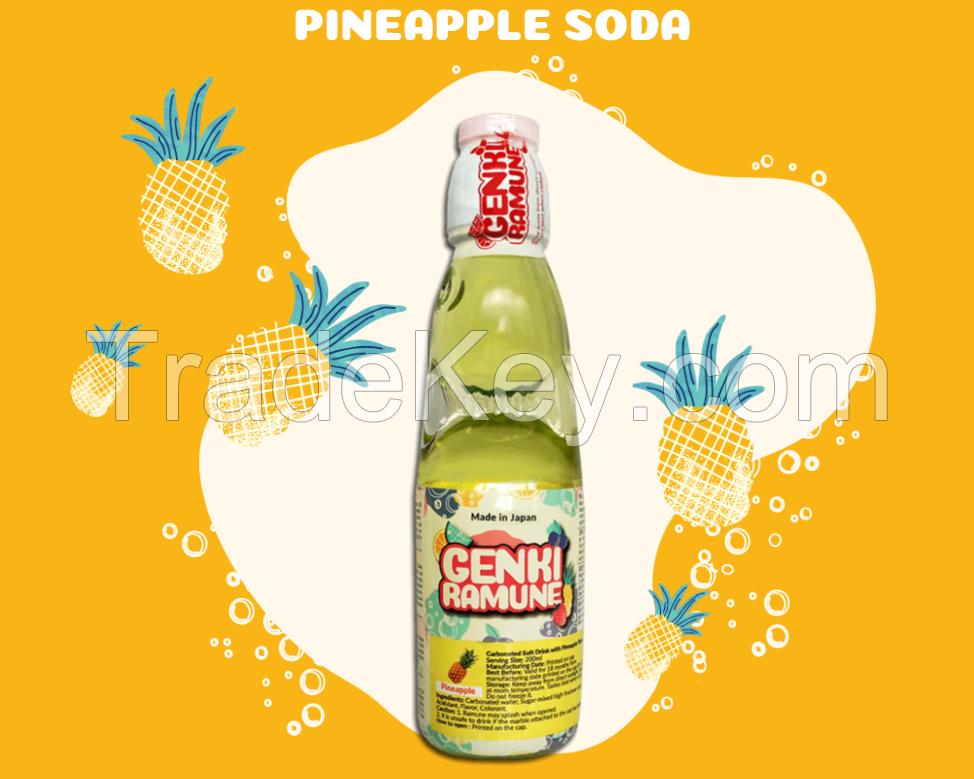 Pineapple Soda. Made in Japan