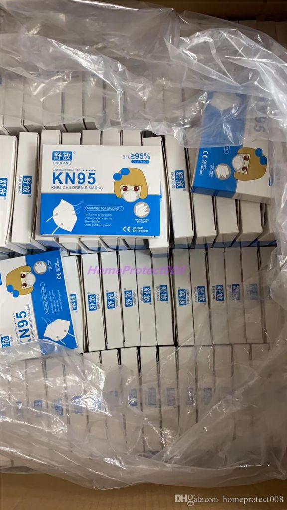 Children Kids Masks KN95 n95 95% Filtration FFP2 Respiratory Valve Cartoon Face Mask for Girls Boys Dust Mask Fits 2-10 Years Old Kids