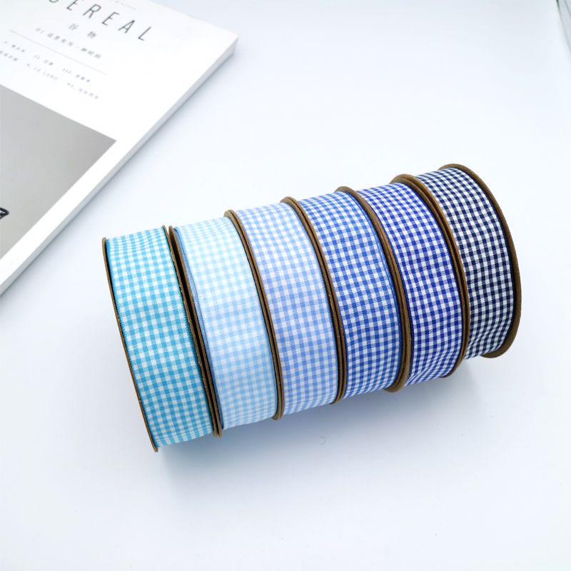 25mm High Quality Check Ribbon