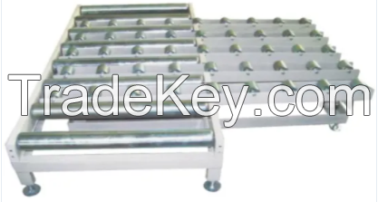 Non-Powered Straight Roller Conveyor Unpowered Roller Gravity Roller for Material Handling