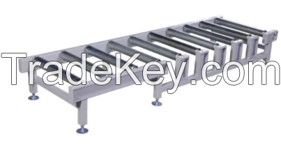 Non-Power Roller Conveyor Metalwork Fabrication Stainless Steel Customized Fabrication