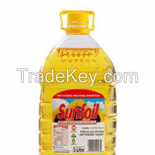 Refined high quality sunflower oil 