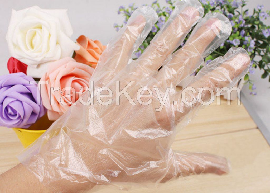 Wholesale disposable Polyethylene Glove Hdpe Gloves,Ldpe Gloves,Cpe Gloves Transparent Disposable Polyethylene Gloves 