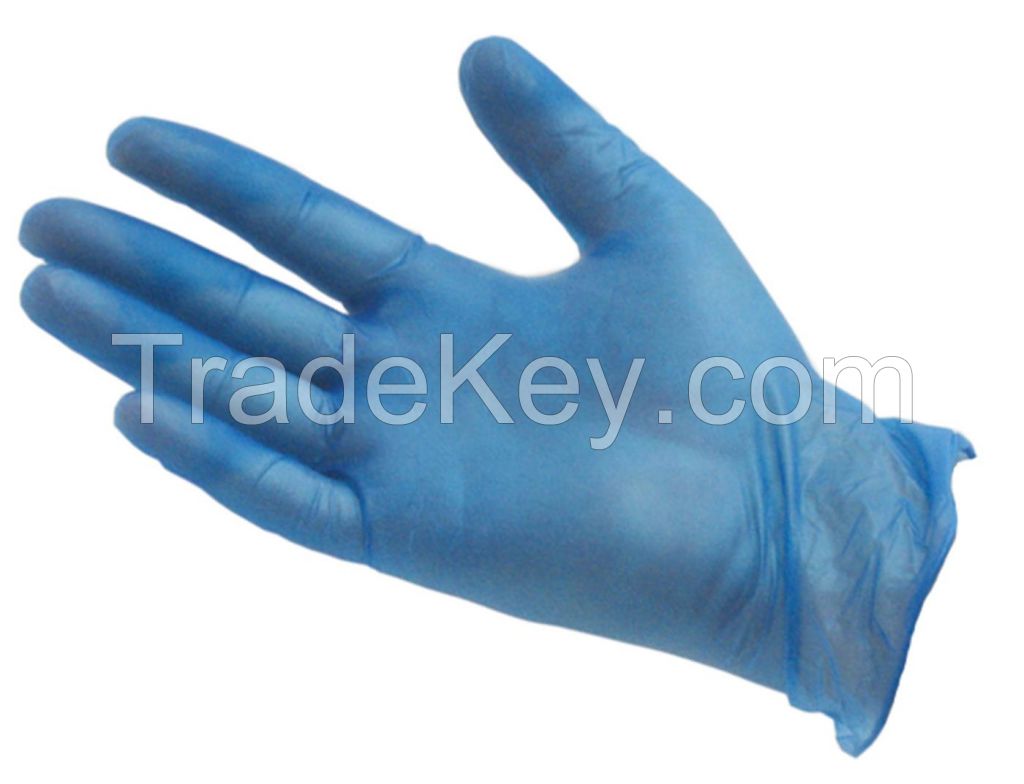 disposable vinyl gloves powder free examination cleanroom medical food grade 