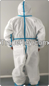 "Disposable Medical Protective Suit  English Packing With CE Mark"