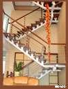 Sell steel and solid  wooden stairs