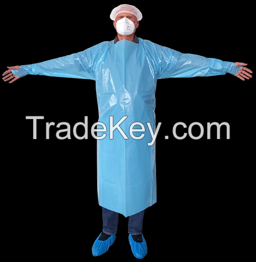 Thumb Hook Apron  (Disposable Medical Apron)