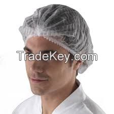 Disposable Bouffant Cap 100pc Nurse Medical Home Hair Net Head Dust Cover 