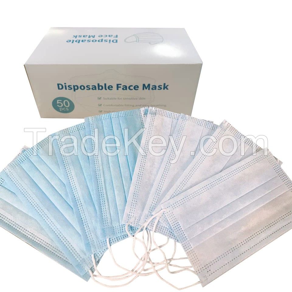 3ply face mask disposable dust mask 