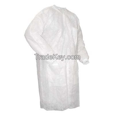 Factory wholesale non woven consumables disposable hospital lab coats 