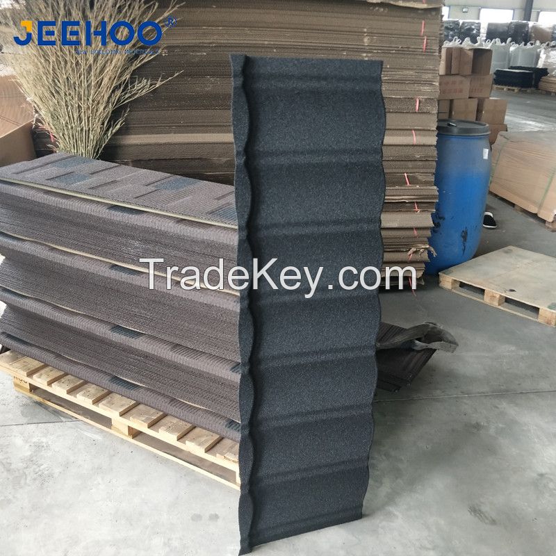 Lightweight Galvanized Roofing Sheet Stone Chip Coated Steel Roof Tiles