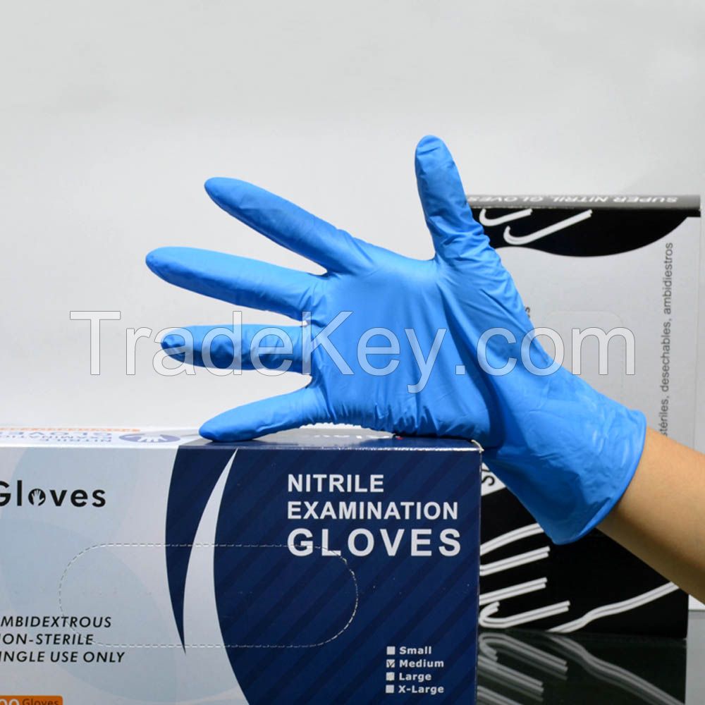 Nitrile powder free gloves