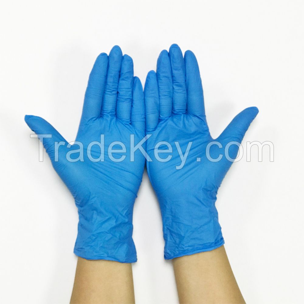 Nitrile powder free gloves