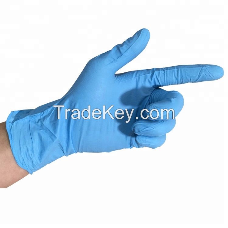 Nitrile powder free gloves