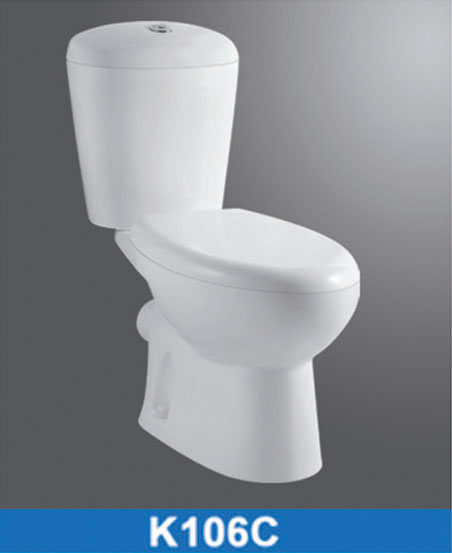 washdown two-piece toilet