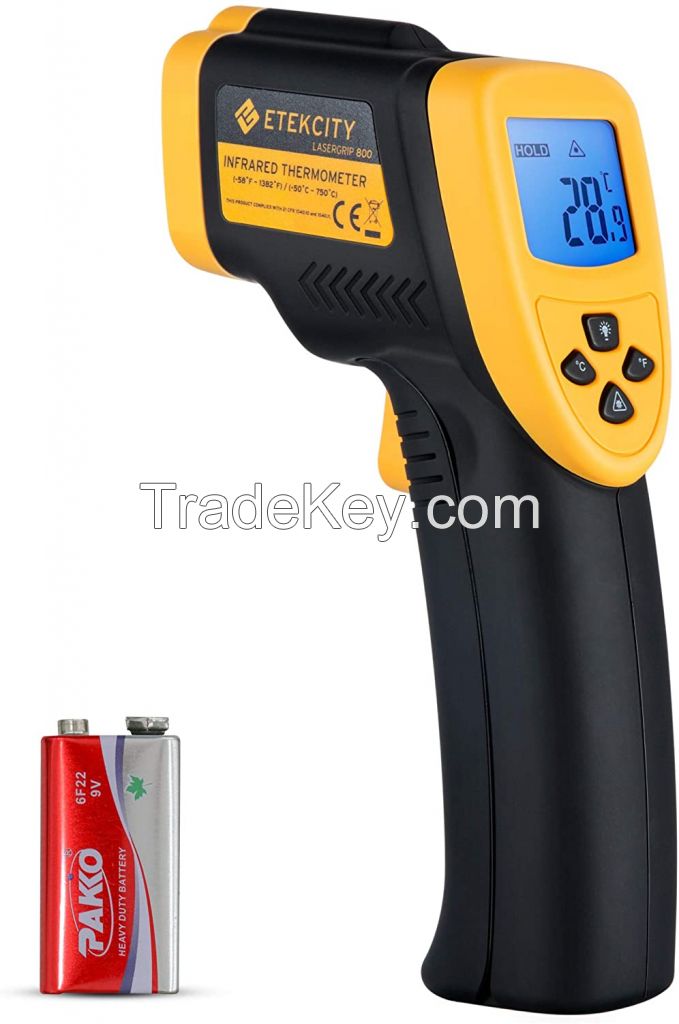 New Etekcity Lasergrip 800 Digital Infrared Thermometer Laser Temperature Gun Non contact