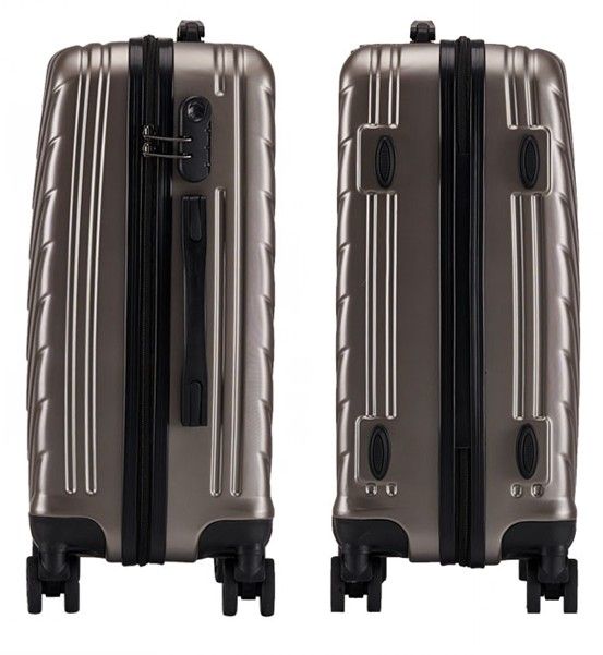 Manufacturing spinner wheels ABS luggage sets carry on luggage 3 sizes sets