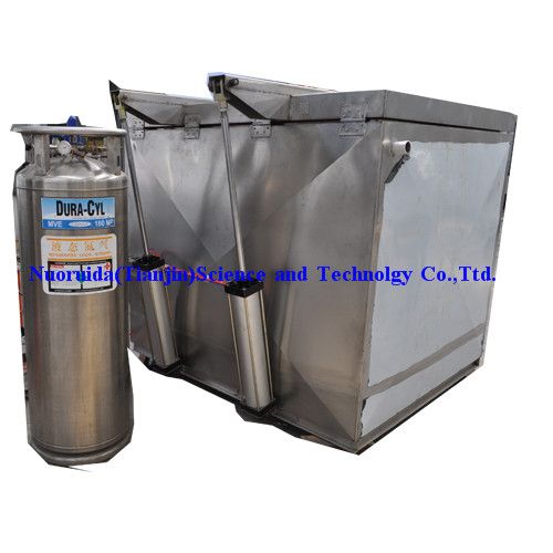 liquid nitrogen cold assembley equipment for roll 