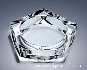 crystal ashtray