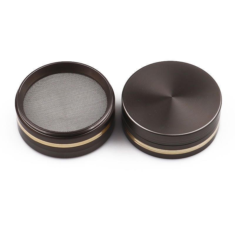 Custom New Style CNC Aluminum Alloy 63mm Herb Grinder 4 Piece