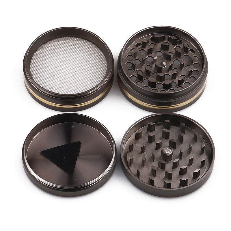 Custom New Style CNC Aluminum Alloy 63mm Herb Grinder 4 Piece