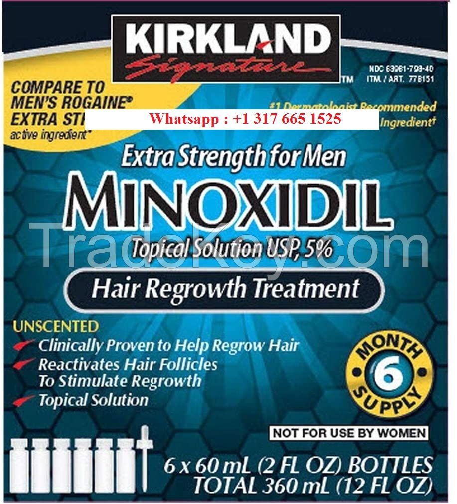 Kirkland Signature Minoxidil 5 Percentage Extra Strength Hair Loss Regrowth