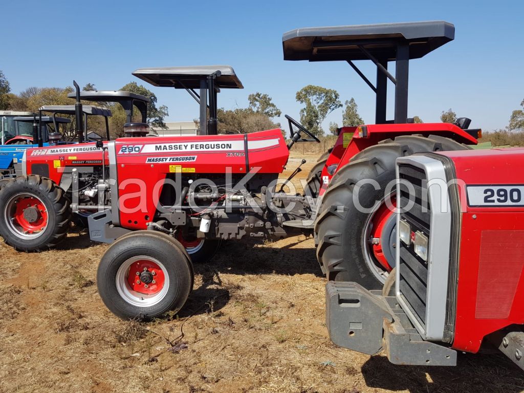 used tractor massey ferguson Xtra 1204 120HP 4WD wheel farm orchard compact tractor agricultural machinery MF290 MF385