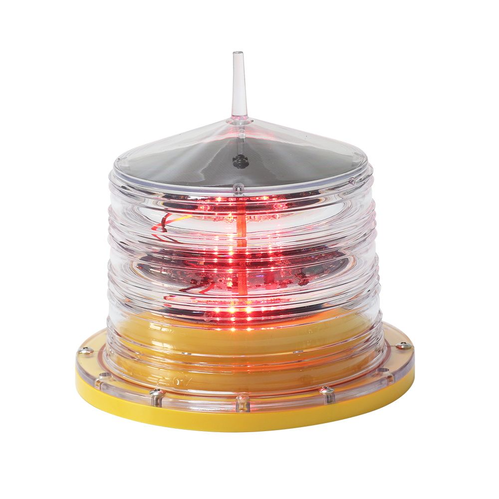 Solar powered Low intensity Led obstruction light