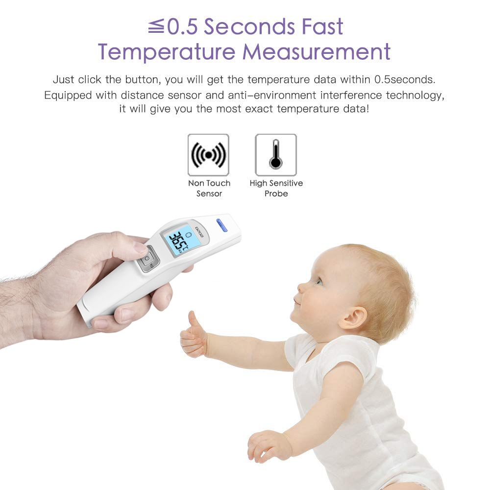 No Contact Forehead Thermometer IR Digital Forehead Gun