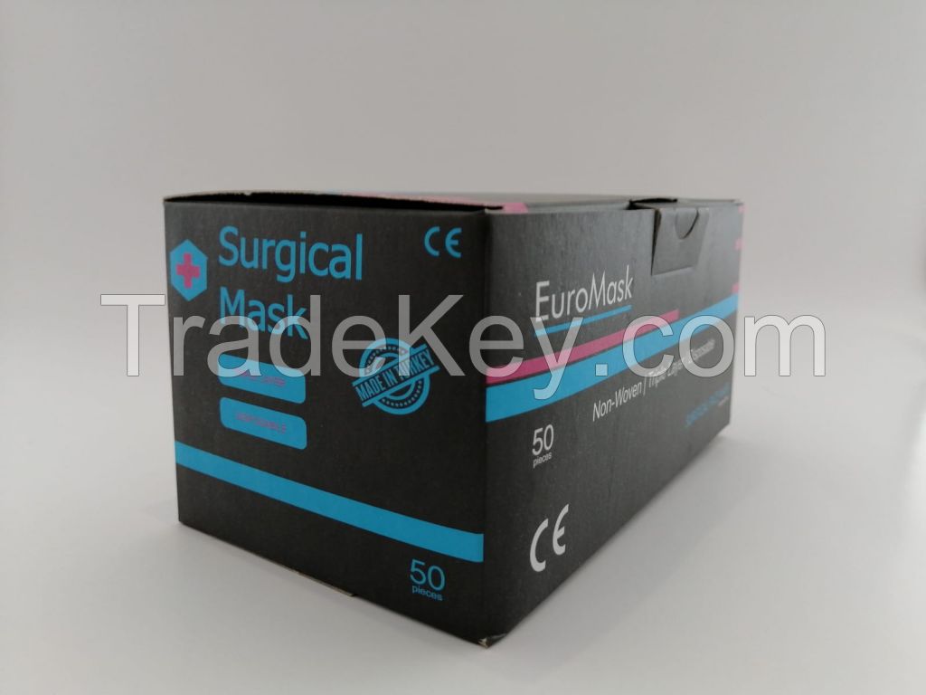 Certificated 3 Ply Disposable Surgical Mask