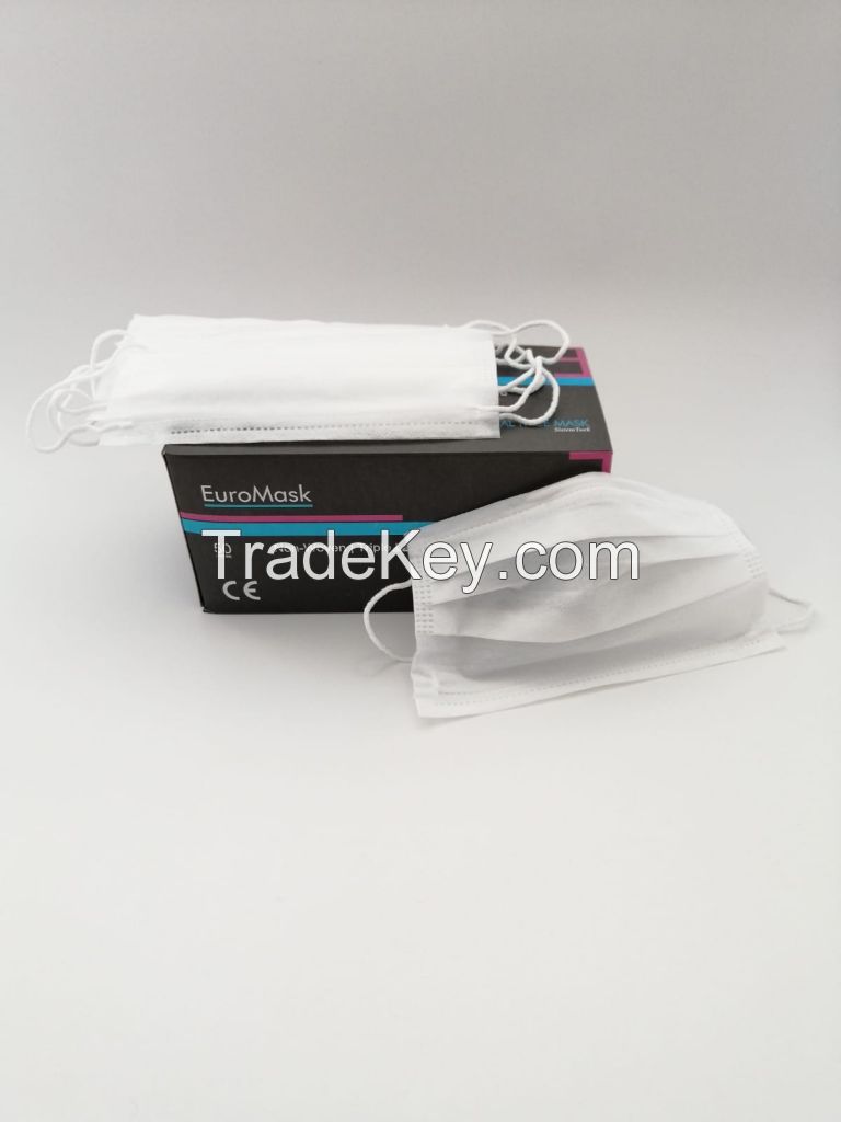 Certificated 3 Ply Disposable Surgical Mask