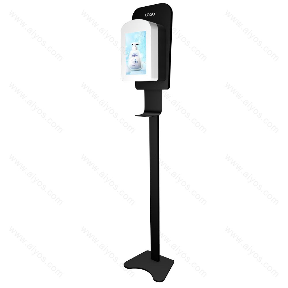 Touch free 10.1 inch Automatic Infrared Sensor Hand sanitizer Dispenser LCD Digital Signage