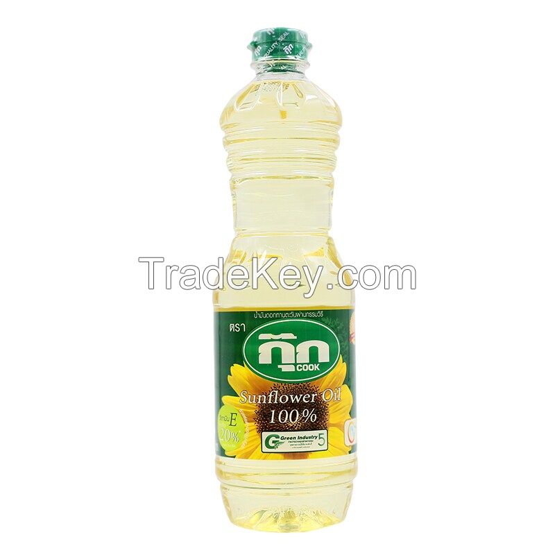 Sunflower cooking oil. ( refined and unrefined)